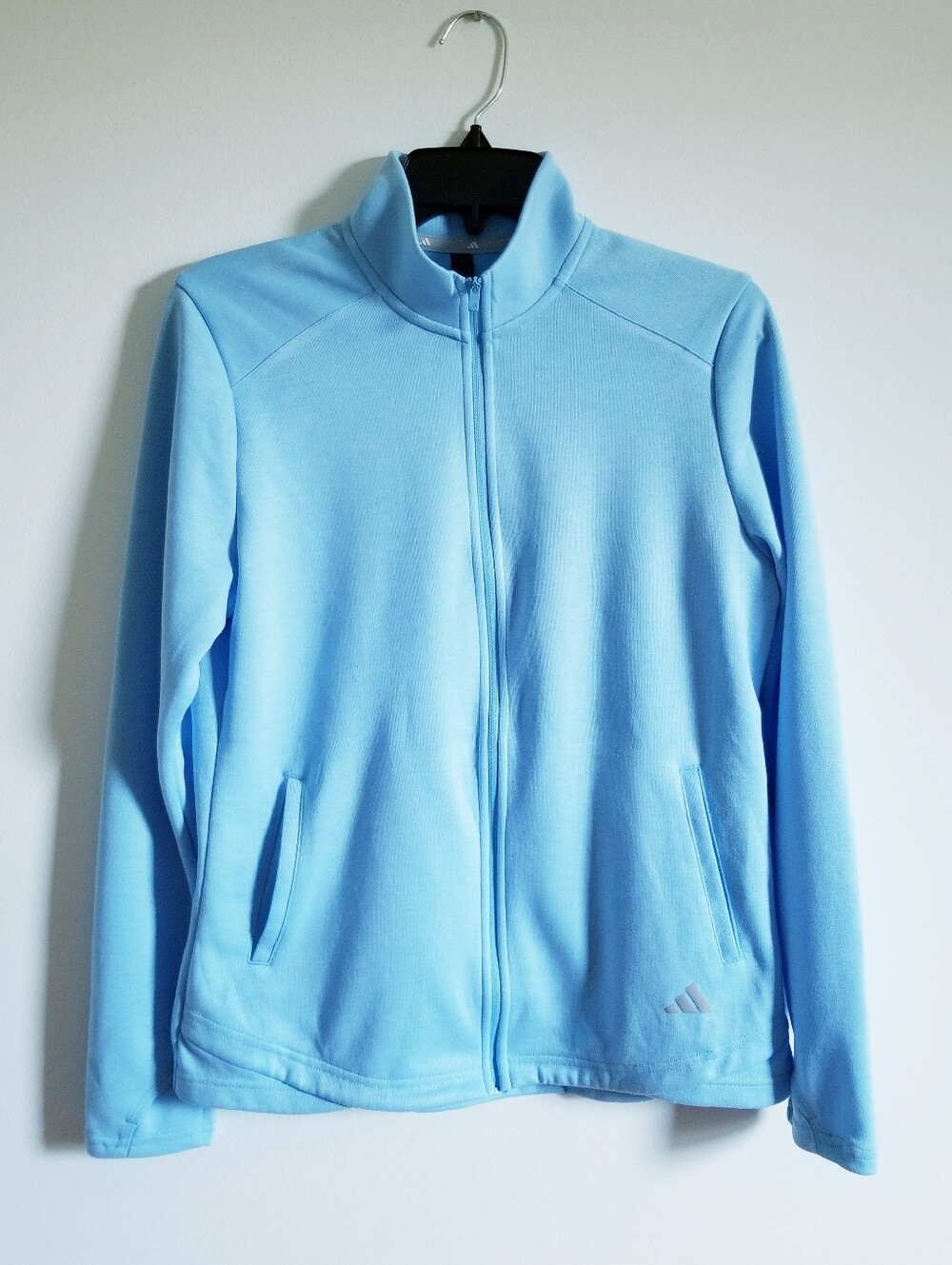 adidas Light Blue Full-Zip Track Jacket